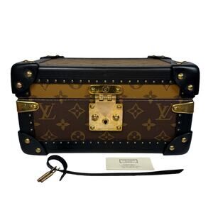 Louis Vuitton Reverse Monogram Trunk Coffret Tresor 24 box clutch case bag LV